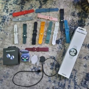 Samsung watch 4 bands charger & Galaxy buds Pro